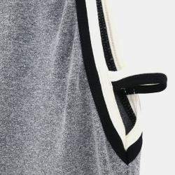 Pre Owned فستان شانيل بدون أكمام رمادي 98P #40 مقاس 40