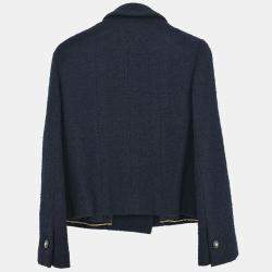 Pre Owned جاكيت شانيل أسود مقاس 38