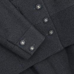 Pre Owned طقم شانيل جاكيت وتنورة سوداء #38