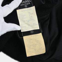 Pre Owned جاكيت بدلة وتنورة شانيل أسود #38