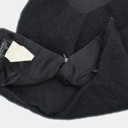 Pre Owned جاكيت بدلة وتنورة شانيل أسود #38