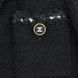 Pre Owned جاكيت بدلة وتنورة شانيل أسود #38