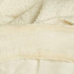 مملوكة مسبقًا Chanel White Tweed Backless Jumpsuit S