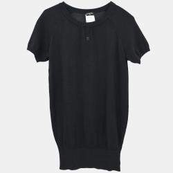 مملوكة مسبقًا Chanel T-shirt Top Black #38