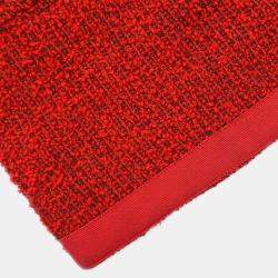 Pre Owned جاكيت شانيل مزدوج الصدر أحمر 97A مقاس 40