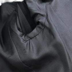 Pre Owned Chanel Single Breasted Jacket Black 95A #38