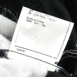 Pre Owned Chanel Single Breasted Jacket Black 95A #38