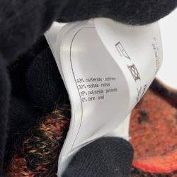 Pre Owned Chanel Leopard Knit Sweater Size 36 Brown/Black/Pink 