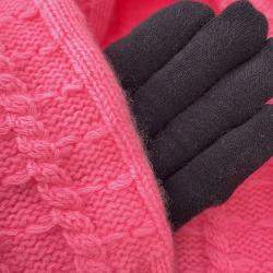 مملوكة مسبقًا Chanel Knit Top Sweater With Cc Logo Size 36 Pink