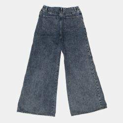 Pre Owned Chanel Denim Print Washed Denim Size 36 Blue Cotton 100%