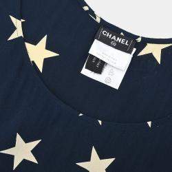 Pre Owned Chanel Sleeveless Top Navy Size S