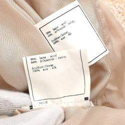 مملوكة مسبقًا جاكيت وتنورة طقم شانيل بيج 96P مقاس 38