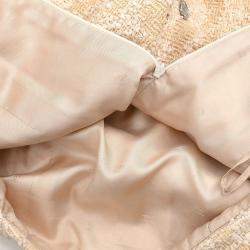 مملوكة مسبقًا جاكيت وتنورة طقم شانيل بيج 96P مقاس 38