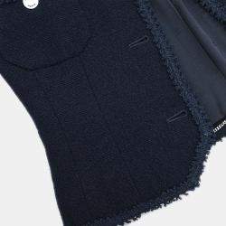 Pre Owned جاكيت وتنو رة شانيل بدلة باللون الكحلي 97P رقم 38