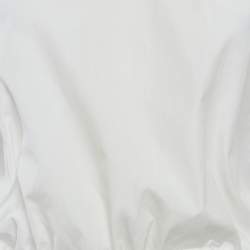 Pre Owned Chanel White Cotton Long Sleeve Blouse M