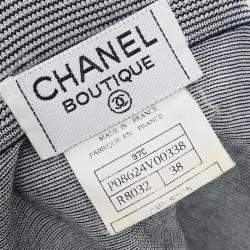 مملوكة مسبقًا Chanel Short Sleeve Polo Shirt Top Navy 97C Size M