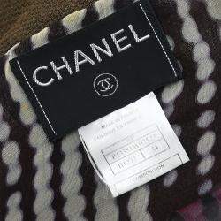 Pre Owned Chanel Single Breasted Jacket Brown 99P #34