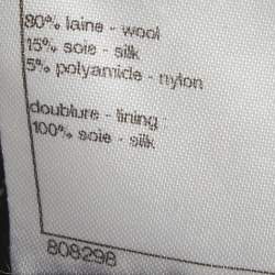 Pre Owned Chanel Navy Blue Tweed Mini Dress M