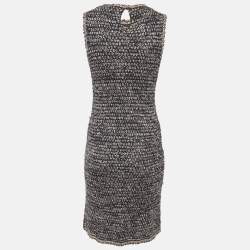 Pre Owned Chanel Blue/Pink Crochet Mini Dress S