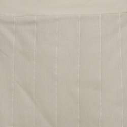 Pre Owned Chanel Beige Silk Pleated Mini Skirt L