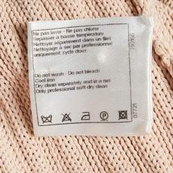 Pre Owned سترة طويلة شانيل بيج محبوكة مضلعة مقاس كبير ( لارج )