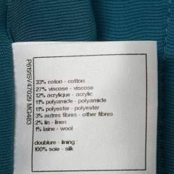 Pre Owned Chanel Blue 2019 Pre-Fall Tweed Jacket S