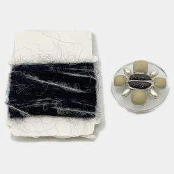 Pre Owned Chanel Knit Coat Size 36 Black Alpaca47% Cashmere35% Nylon16% Wool 2%