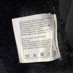 Pre Owned Chanel Knit Coat Size 36 Black Alpaca47% Cashmere35% Nylon16% Wool 2%