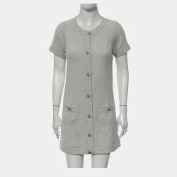 Pre Owned فستان شانيل كشمير ميني متوسط