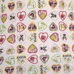 Pre Owned تانك توب شانيل طباعة قلوب مضلع M