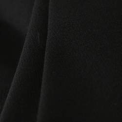 Pre Owned Chanel Black Wool Paneled Sleeveless Maxi Dress M