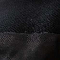 Pre Owned Chanel Black Wool Paneled Sleeveless Maxi Dress M