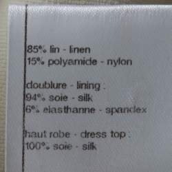  Chanel Monochrome Linen and Silk Strapless Romper M 