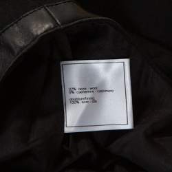 Chanel Black Cashmere Straight Leg Trousers S