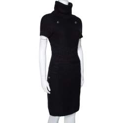 Chanel cashmere black dress 2008