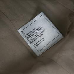 Chanel White Checked Tweed Wide Leg Trouser Suit M