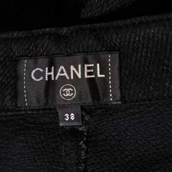 Chanel Black Denim Flared Jeans M