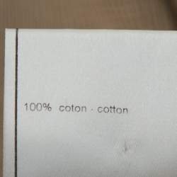 Pre Owned تي شيرت شانيل أكمام قصيرة تريكو قطن بيج مقاس كبير (لارج)