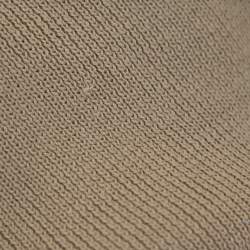 Pre Owned تي شيرت شانيل أكمام قصيرة تريكو قطن بيج مقاس كبير (لارج)