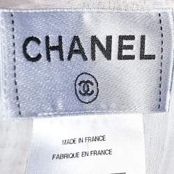 Chanel Pink Patterned Cotton Mesh Dress M