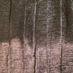 Chanel Gold Lurex Silk Pleated Sleeveless Top M