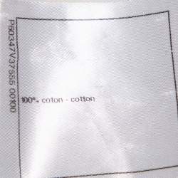 مملوكة مسبقًا Chanel White Cotton Button Front Sleeveless Shirt S