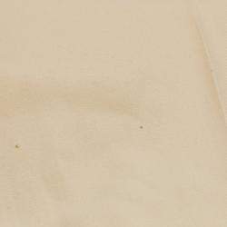 Pre Owned Chanel Cream Wool Straight Pants M