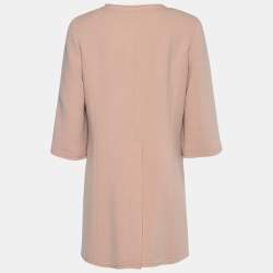 Chanel Salmon Pink Tweed Wool Tailcoat M