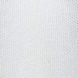 Pre Owned فستان شانيل تريكو مثقب أبيض بلا أكمام مقاس كبير - لارج