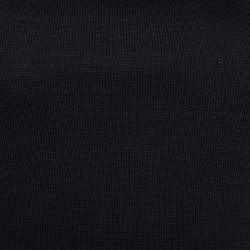 Pre Owned Chanel Black CC Knit Strapless Tube Top M