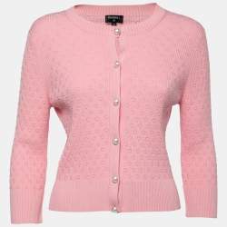 CHANEL 19S CHA NEL Cashmere Cardigan 36 FR Pink  Timeless Luxuries