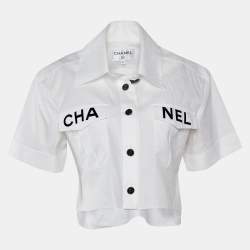 chanel crop top shirt