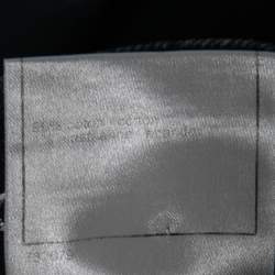 Pre Owned Chanel Navy Blue Denim Graffiti Print Straight Jeans S Waist 28"