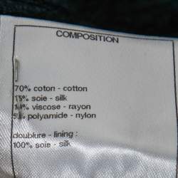 Chanel Blue & WhiteTweed Sleeveless Shift Dress M